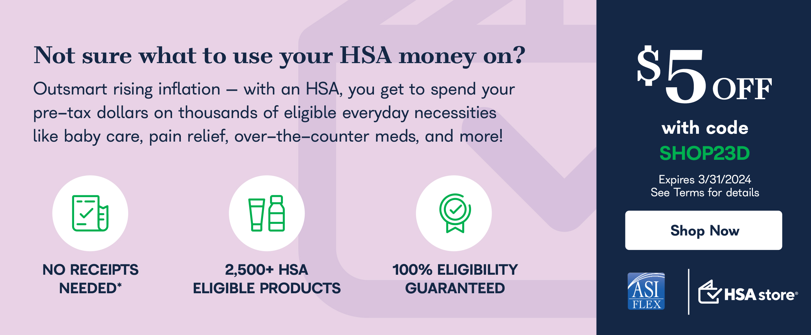 Use your expiring FSA dollars on these 3 items